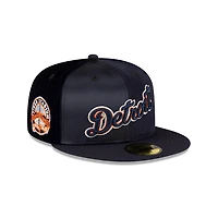 Detroit Tigers Navy Statin and Corduroy New Era 59FIFTY Fitted Hat