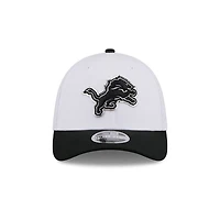 Detroit Lions White and Black 2026 NFL Draft New Era 39THIRTY  M-Crown Flex Hat