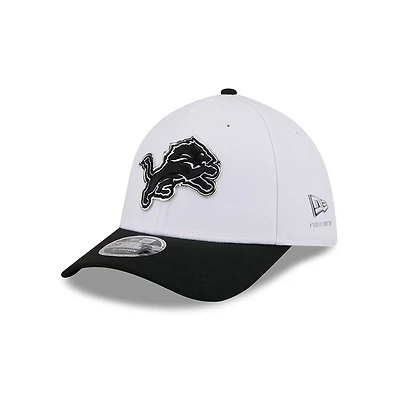 Detroit Lions White and Black 2026 NFL Draft New Era 39THIRTY  M-Crown Flex Hat