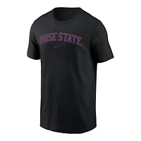 Boise State Broncos Black Wordmark Nike T-Shirt