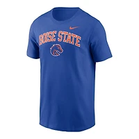 Boise State Broncos Royal Blue Arch Wordmark Nike T-Shirt
