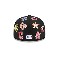 MLB Patches All Over New Era 59FIFTY Fitted Hat