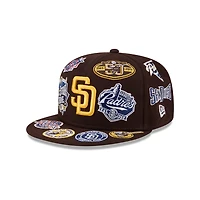 San Diego Padres Patches All Over New Era 59FIFTY Fitted Hat