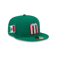 Mexico Green Hidden Hit World Baseball Classic WBC New Era 59FIFTY Fitted Hat