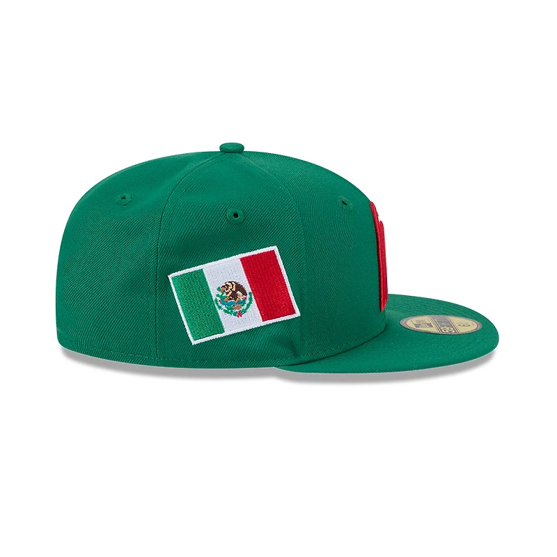 Mexico Green Hidden Hit World Baseball Classic WBC New Era 59FIFTY Fitted Hat