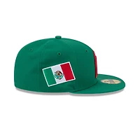 Mexico Green Hidden Hit World Baseball Classic WBC New Era 59FIFTY Fitted Hat