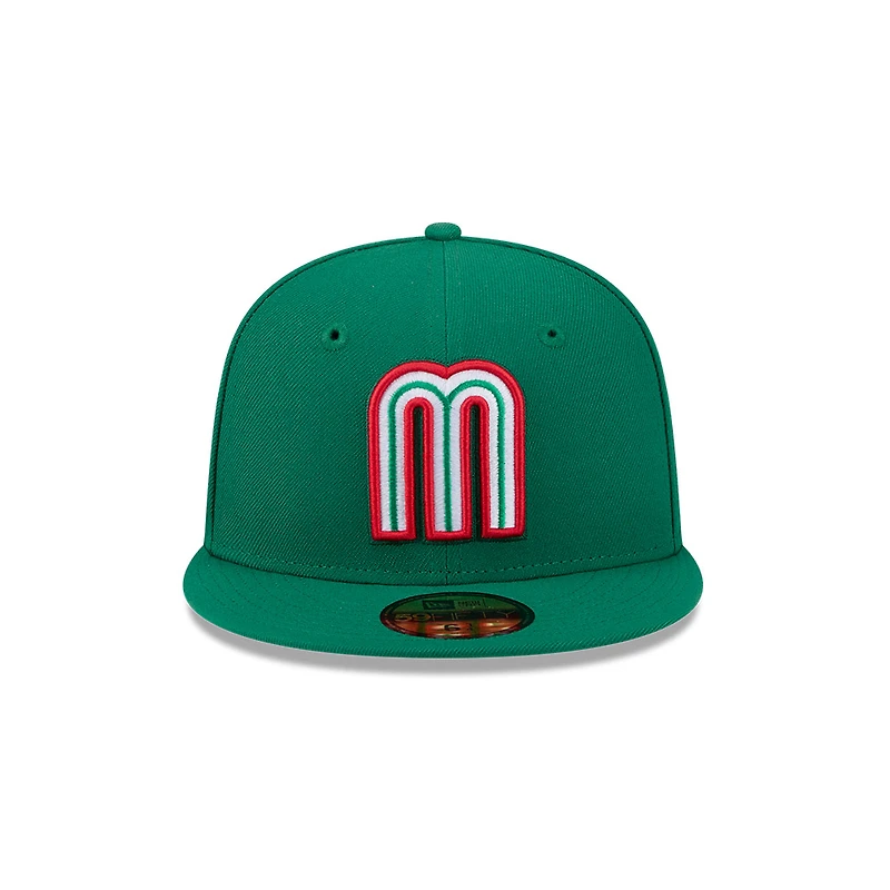 Mexico Green Hidden Hit World Baseball Classic WBC New Era 59FIFTY Fitted Hat