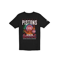 Detroit Pistons Black 1990 Hardwood Classics New Era T-Shirt