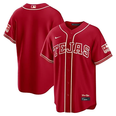 Texas Rangers Red 2026 City Connect Blank Nike Stadium Player Jersey