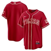 Texas Rangers Red 2026 City Connect Blank Nike Stadium Player Jersey