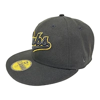 Chicago Cubs Black and Gold Script 1990 All Star Game Patch UV New Era 59FIFTY Fitted Hat