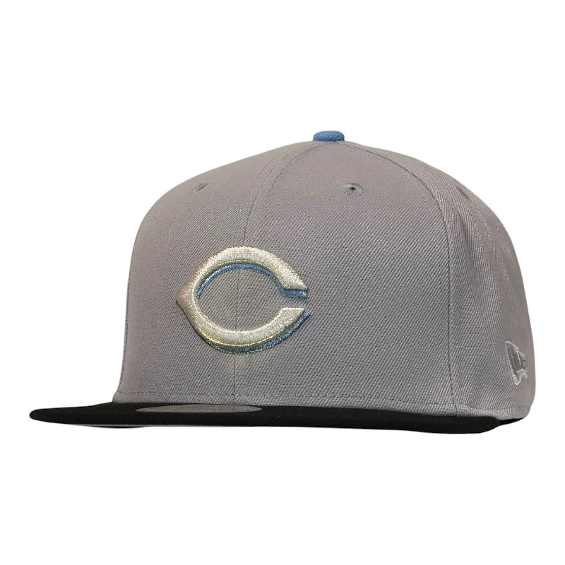 Cincinnati Reds Gray and Black 1988 All Star Game Patch UV New Era 59FIFTY Fitted Hat