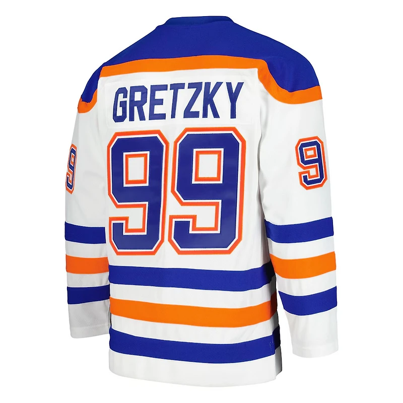 Edmonton Oilers Wayne Gretzky 1986-87 Blue Line NHL Mitchell & Ness Hockey Jersey