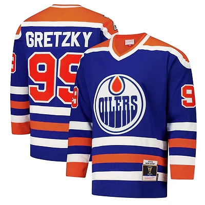 Edmonton Oilers Wayne Gretzky 1979-80 Power Play Vintage NHL Mitchell & Ness Hockey Jersey