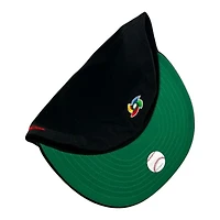 Mexico Black "World Baseball Classic" Flag Patch Kelly Green UV New Era 59FIFTY Fitted Hat