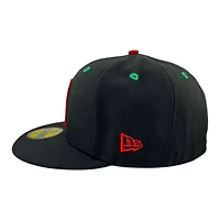 Mexico Black  OTC "World Baseball Classic" Flag Patch Gray UV New Era 59FIFTY Fitted Hat