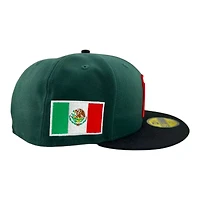 Mexico Dark Green "World Baseball Classic" Flag Patch Gray UV New Era 59FIFTY Fitted Hat