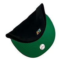 Mexico Black Wordmark "World Baseball Classic" Flag Patch Kelly Green UV New Era 59FIFTY Fitted Hat