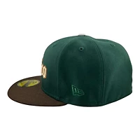 Mexico Dark Green and Walnut "World Baseball Classic" Águila Patch Gray UV New Era 59FIFTY Fitted Hat