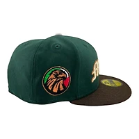 Mexico Dark Green and Walnut "World Baseball Classic" Águila Patch Gray UV New Era 59FIFTY Fitted Hat