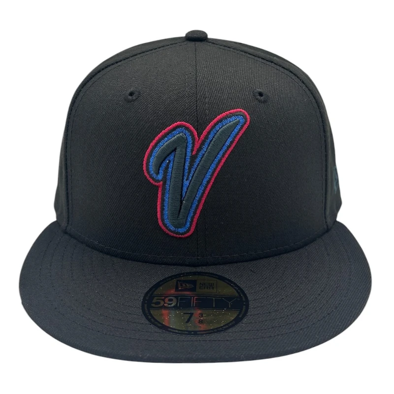 Venezuela Black with Burgundy and Royal Logo World Baseball Classic WBC New Era 59FIFTY Fitted Hat