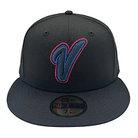 Venezuela Black with Burgundy and Royal Logo World Baseball Classic WBC New Era 59FIFTY Fitted Hat