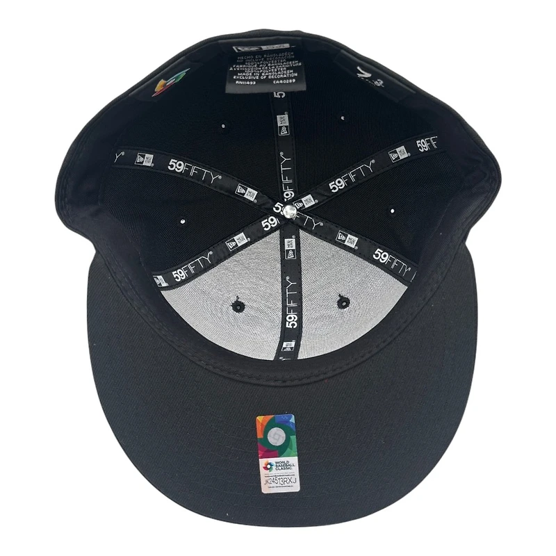 Venezuela Black with Burgundy and Royal Logo World Baseball Classic WBC New Era 59FIFTY Fitted Hat