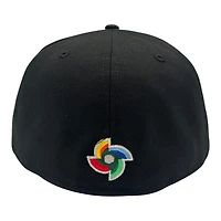 Venezuela Black with Burgundy and Royal Logo World Baseball Classic WBC New Era 59FIFTY Fitted Hat