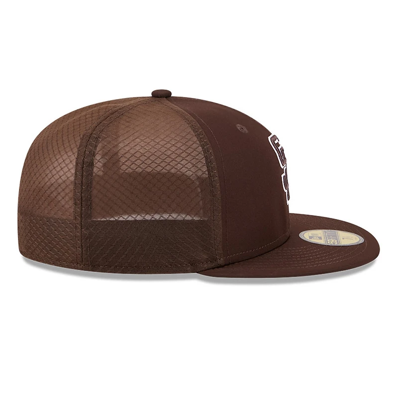 San Diego Padres Brown 2026 Batting Practice New Era 59FIFTY Fitted Hat
