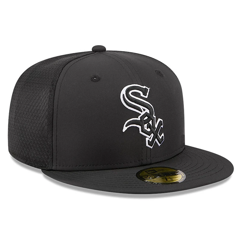 Chicago White Sox Black 2026 Batting Practice New Era 59FIFTY Fitted Hat