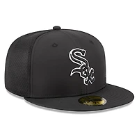 Chicago White Sox Black 2026 Batting Practice New Era 59FIFTY Fitted Hat