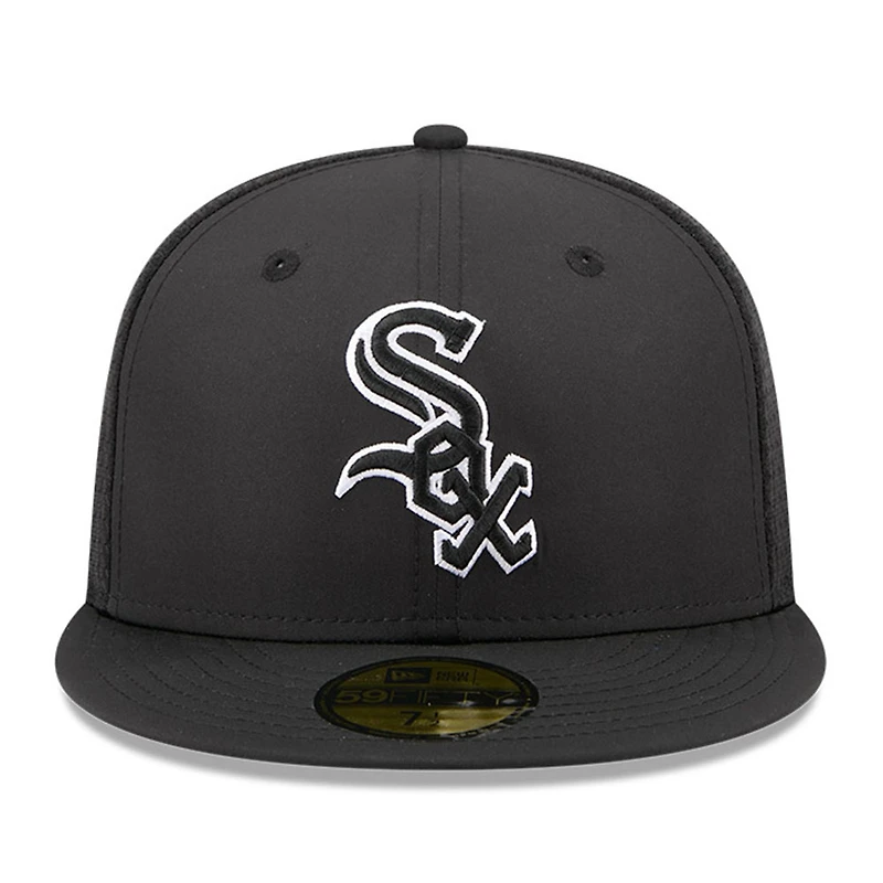 Chicago White Sox Black 2026 Batting Practice New Era 59FIFTY Fitted Hat