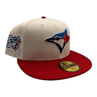 Toronto Blue Jays Chrome and Red 50th Anniversary Patch UV New Era 59FIFTY Fitted Hat