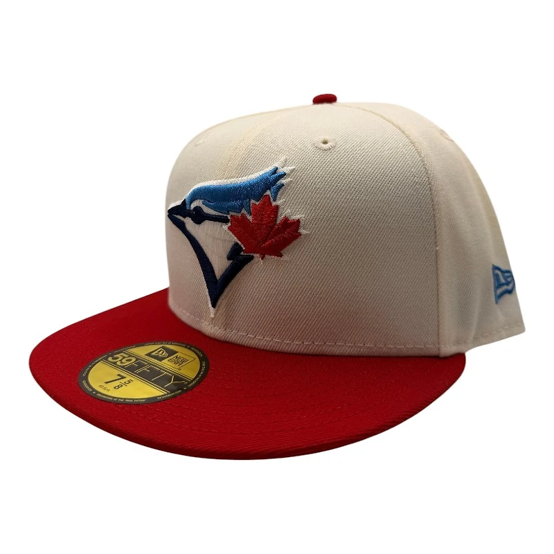 Toronto Blue Jays Chrome and Red 50th Anniversary Patch UV New Era 59FIFTY Fitted Hat