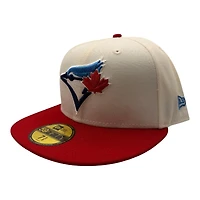 Toronto Blue Jays Chrome and Red 50th Anniversary Patch UV New Era 59FIFTY Fitted Hat
