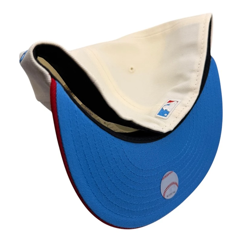 Toronto Blue Jays Chrome and Red 50th Anniversary Patch UV New Era 59FIFTY Fitted Hat