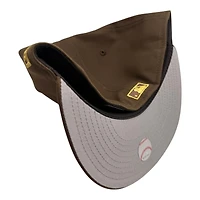 New York Yankees Brown and Gold Metallic 1960 All Star Game Patch Gray UV Era 59FIFTY Fitted Hat