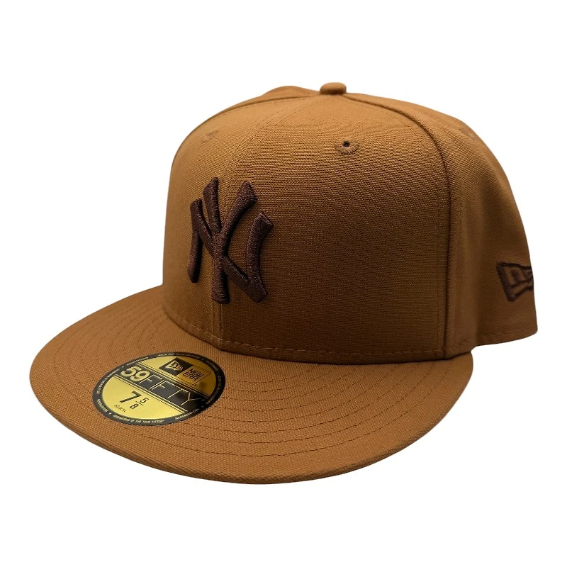 New York Yankees Toasted Peanut 1998 Champions Patch Gray UV Era 59FIFTY Fitted Hat