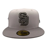 San Diego Padres White and Gray 1992 All Star Game Patch Light Blue UV New Era 59FIFTY Fitted Hat