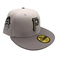Pittsburgh Pirates White and Gray 1959 All Star Game Patch Light Blue UV New Era 59FIFTY Fitted Hat