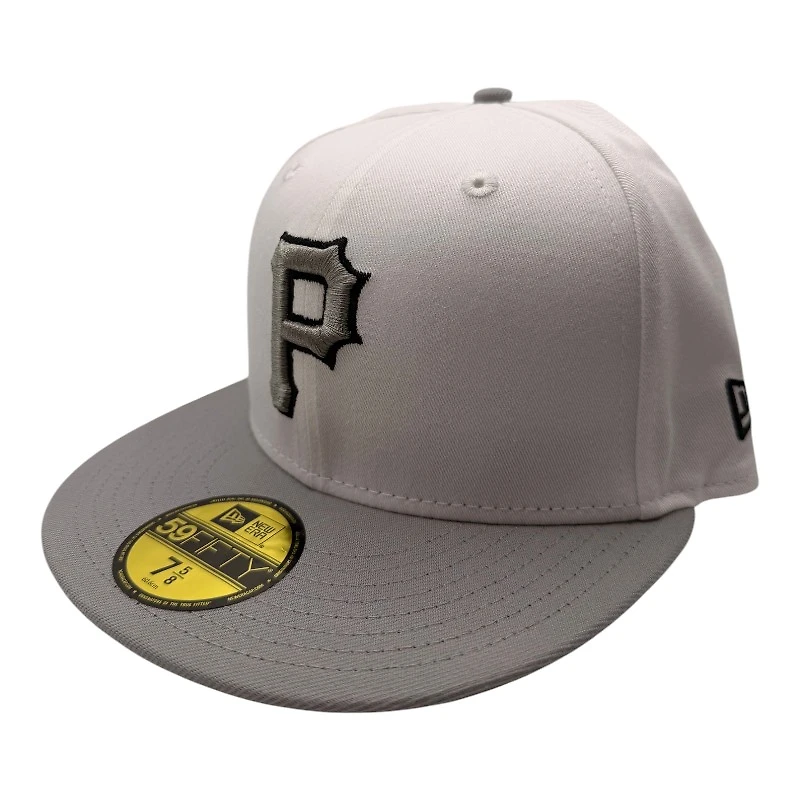 Pittsburgh Pirates White and Gray 1959 All Star Game Patch Light Blue UV New Era 59FIFTY Fitted Hat