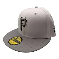 Pittsburgh Pirates White and Gray 1959 All Star Game Patch Light Blue UV New Era 59FIFTY Fitted Hat