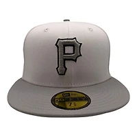 Pittsburgh Pirates White and Gray 1959 All Star Game Patch Light Blue UV New Era 59FIFTY Fitted Hat