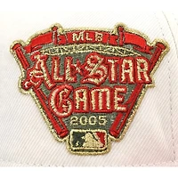 Detroit Tigers Chrome and Scarlet 2005 ASG Patch Gray UV New Era 59FIFTY Fitted Hat