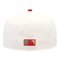 Detroit Tigers Chrome and Scarlet 2005 ASG Patch Gray UV New Era 59FIFTY Fitted Hat