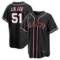 San Francisco Giants Jung Hoo Lee Black Fashion Nike Replica Jersey