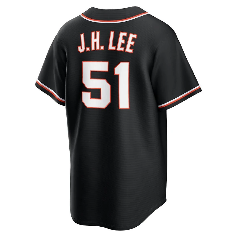 San Francisco Giants Jung Hoo Lee Black Fashion Nike Replica Jersey