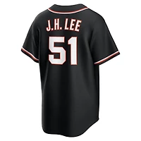San Francisco Giants Jung Hoo Lee Black Fashion Nike Replica Jersey