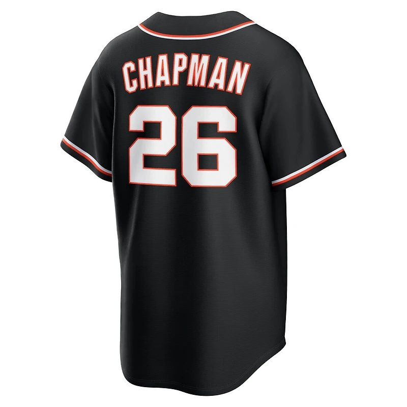 San Francisco Giants Matt Chapman Black Fashion Nike Replica Jersey