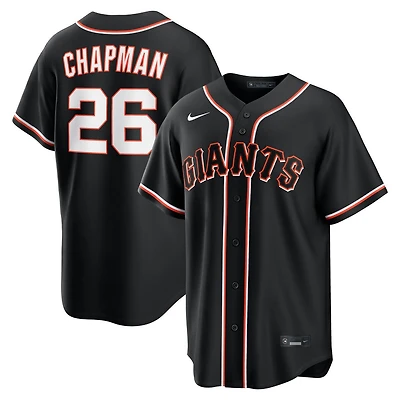 San Francisco Giants Matt Chapman Black Fashion Nike Replica Jersey